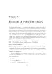 Chapter 5 Elements of Probability Theory