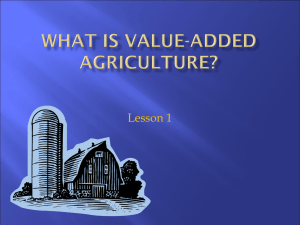Created-value - Agricultural Marketing Resource Center