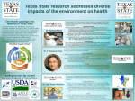 Texas State research addresses diverse impacts of the environment