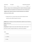 World History Mr. Aganad Mesopotamia Study guide Name Date