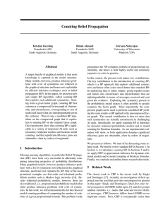 Counting Belief Propagation