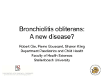Bronchiolitis obliterans: Why did we miss this earlier?