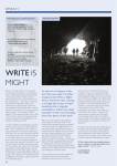 WRITE IS MIGHT - Canford School