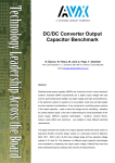 DC/DC Converter Output Capacitor Benchmark