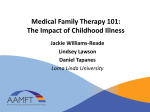 Medical Family Therapy 101: The Impact of Childhood Illness