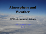AP Environmental Science - Unit 7 Atmosphere