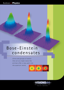 Bose-Einstein condensates