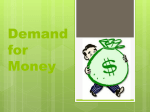 Demand for Money