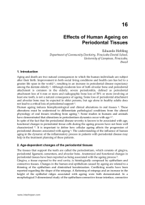 Effects of Human Ageing on Periodontal Tissues