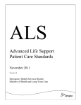 Advanced Life Support Patient Care Standards