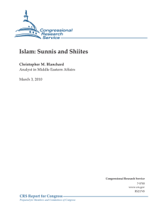 Islam: Sunnis and Shiites