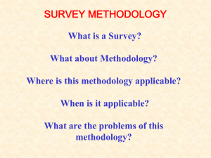 Survey Methodology