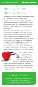 Gum disease and heart health