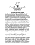 Biography of Firebird Ensemble