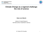 Climate Service - Hans von Storch