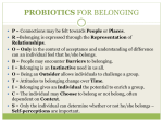 probiotics for belonging
