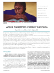 Surgical Management of Bladder Carcinoma