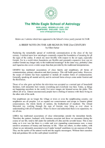 sample of Altair articles - White Eagle School of Astrology