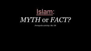Islam: MYTH or FACT?