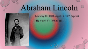 Abraham Lincoln - North Mac Schools