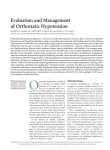 Evaluation and Management of Orthostatic Hypotension