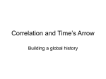 Correlation and Time`s Arrow
