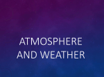 Atmosphere and Weather