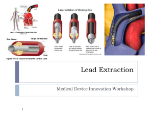 Lead Extraction - Department of Mechanical Engineering