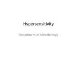 Type I Hypersensitivity