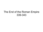 The End of the Roman Empire 339-343