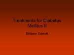 Treatments for Diabetes Mellitus