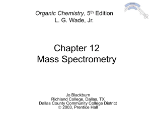 Infrared Spectroscopy and Mass Spectroscopy
