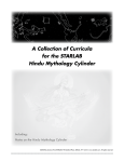 A Collection of Curricula for the STARLAB Hindu Mythology Cylinder