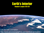 Earth`s Interior Notes