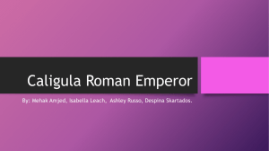 Caligula Roman Emperor