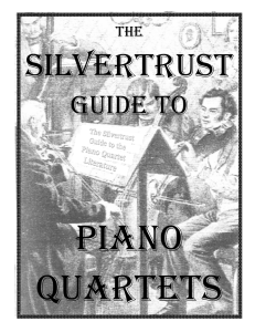 Guide to Piano Quartets