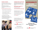 Accessiblity Includes Communication Brochure