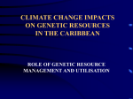 climate change impacts on genetic resources in the