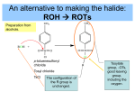 Nucleophilic Substitution and b