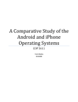 A Comparative Study of the Android and iPhone
