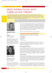 DRUG INTERACTIONS WITH TUBERCULOSIS THERAPY