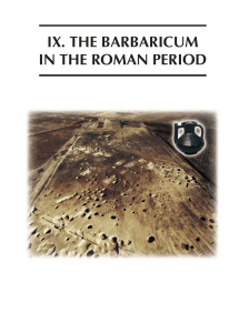IX. THE BARBARICUM IN THE ROMAN PERIOD