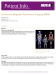 Functional Magnetic Resonance Imaging (fMRI)
