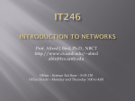 Static Routing Protocols - IT246