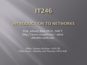 Static Routing Protocols - IT246