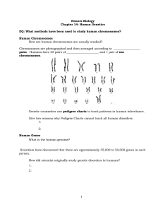 14-3 Human Molecular Genetics