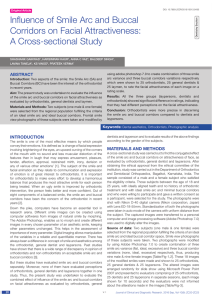 Influence of Smile Arc and Buccal Corridors on Facial Attractiveness