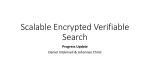 Scalable Encrypted Verifiable Search