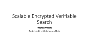 Scalable Encrypted Verifiable Search