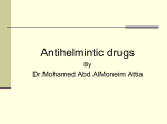 Antihelmintic drugs